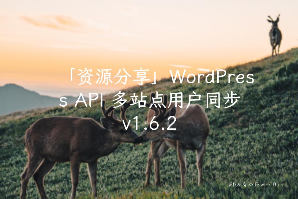 「资源分享」WordPress API 多站点用户同步 v1.6.2插图