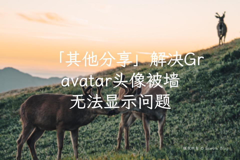 「其他分享」解决Gravatar头像被墙无法显示问题插图