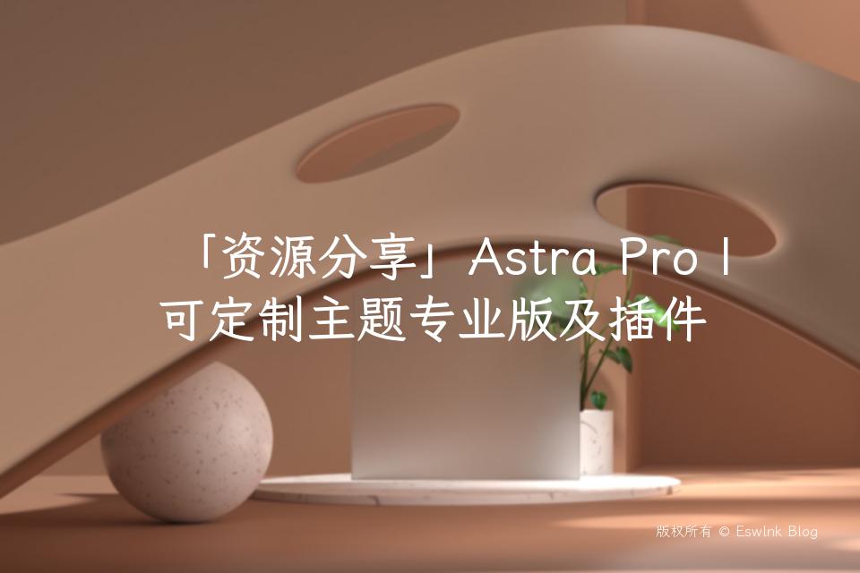 「资源分享」Astra Pro | 可定制主题专业版及插件插图